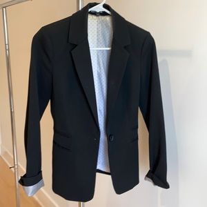 Express shoulder pad black blazer size 0